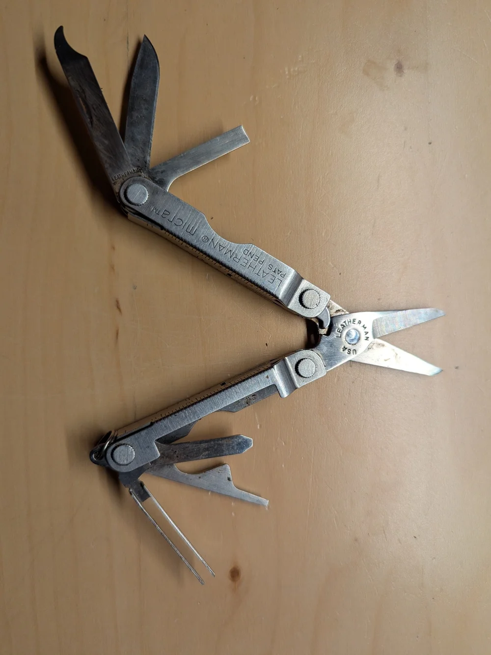 Leatherman Micra Compact Silver Multi-Tool - Men's Accessory